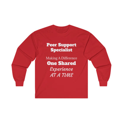 Peer Support Specialist - Unisex Ultra Cotton Long Sleeve Tee