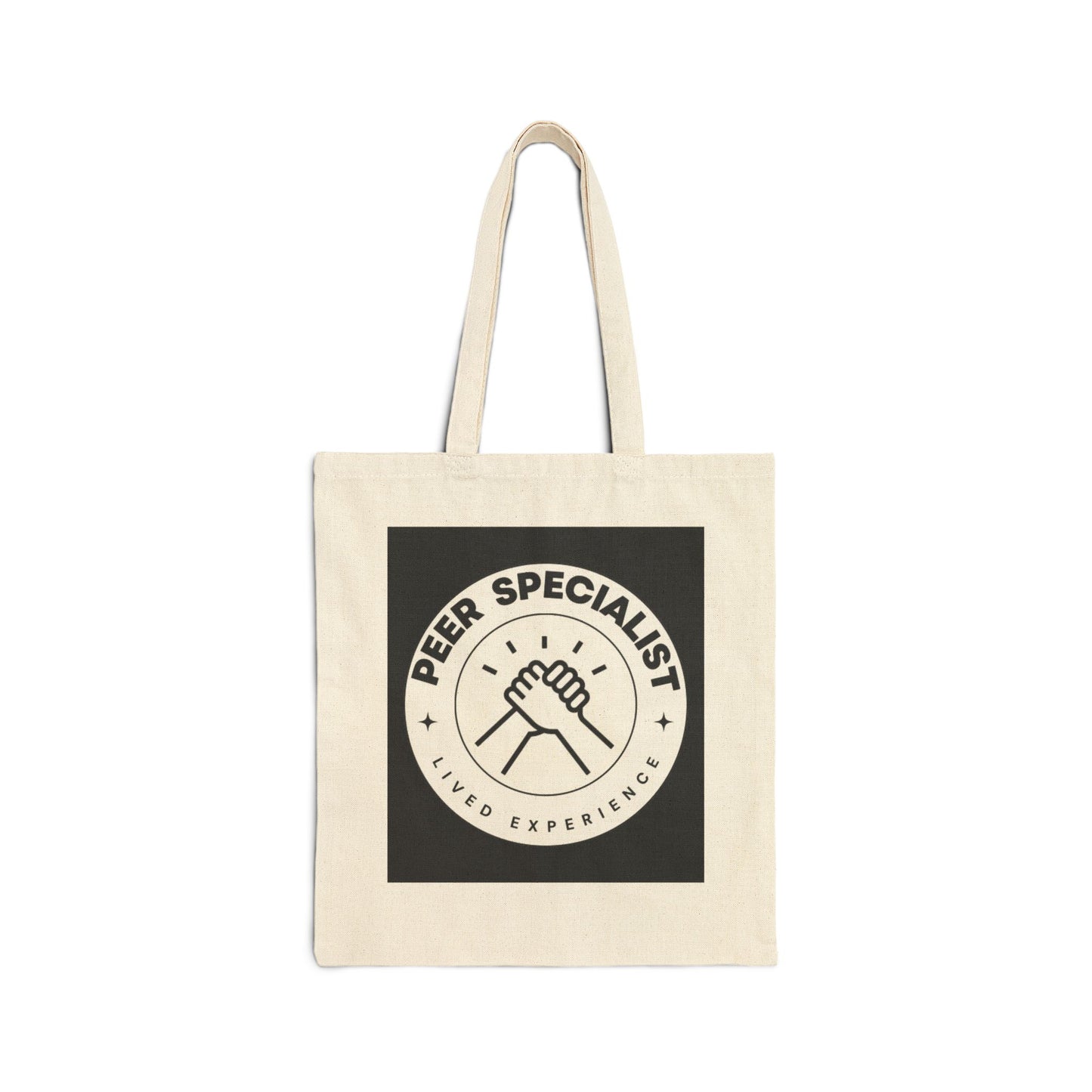 Peer Specialist - Cotton Canvas Tote Bag