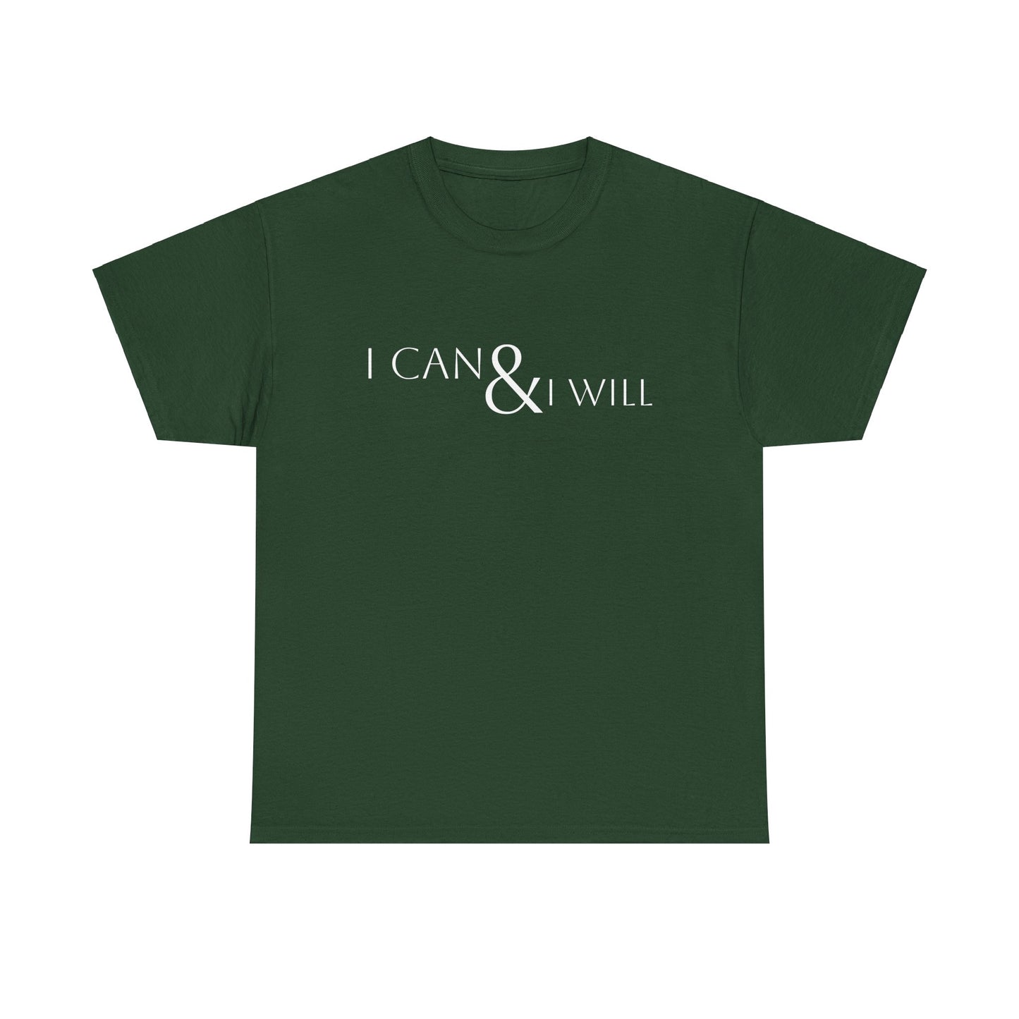 I CAN & I WILL - Unisex Heavy Cotton Tee