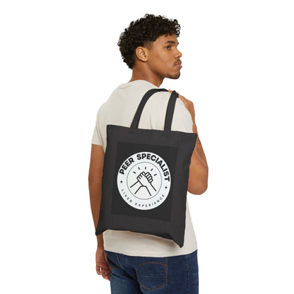 Peer Specialist - Cotton Canvas Tote Bag