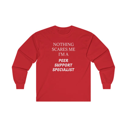 Peer Support Specialist Long Sleeve Tee - Motivational Apparel for Helpers