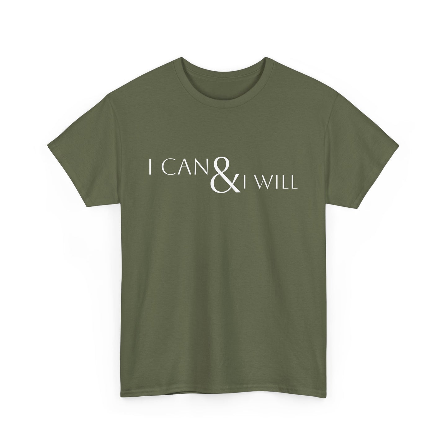 I CAN & I WILL - Unisex Heavy Cotton Tee