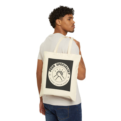 Peer Specialist - Cotton Canvas Tote Bag